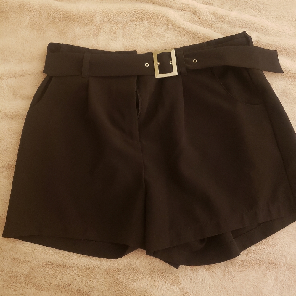 Black, smooth shorts